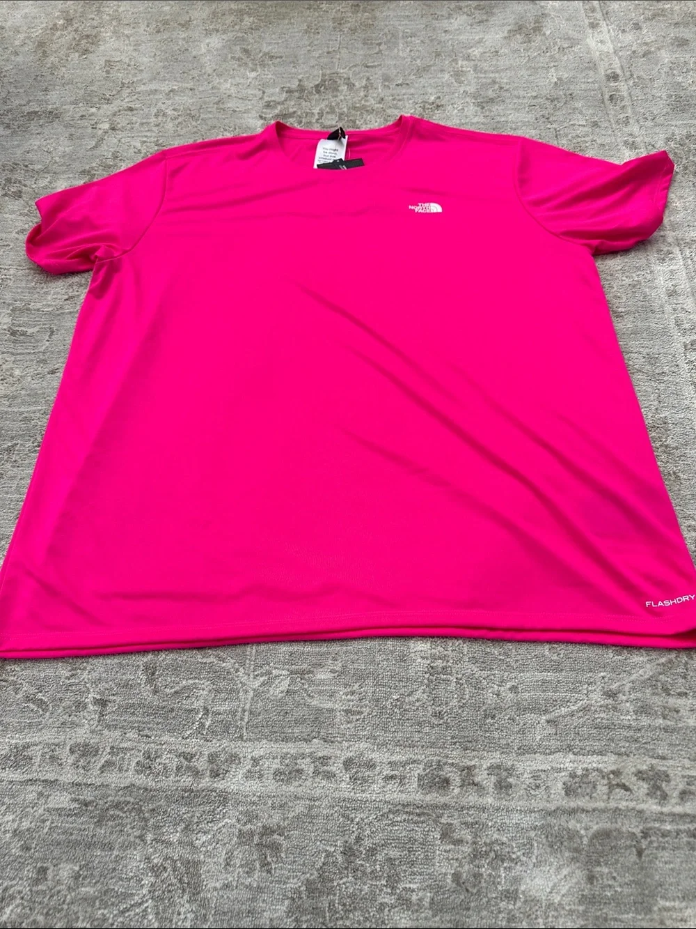 The North Face Men’s XL Elevation short sleeve pink glo colored t-shirt. NWT’s.